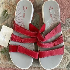Clarks Slip-On Sandals